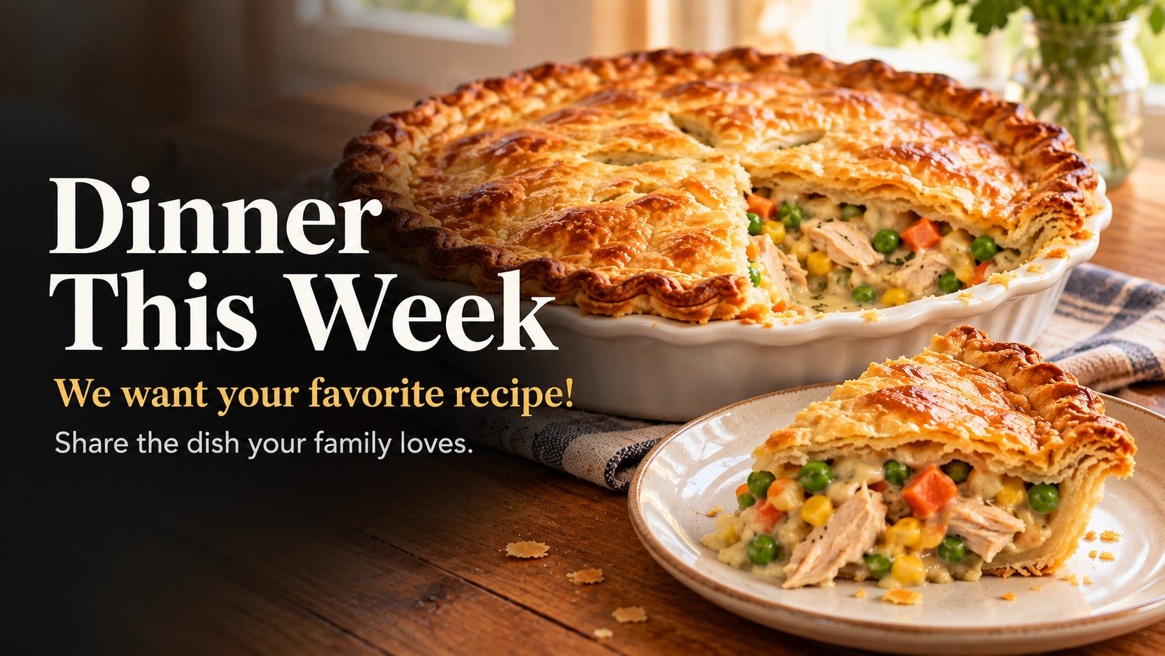 Dinner This Week — share your family's favorite recipe with Sunset Crossing neighbors.
